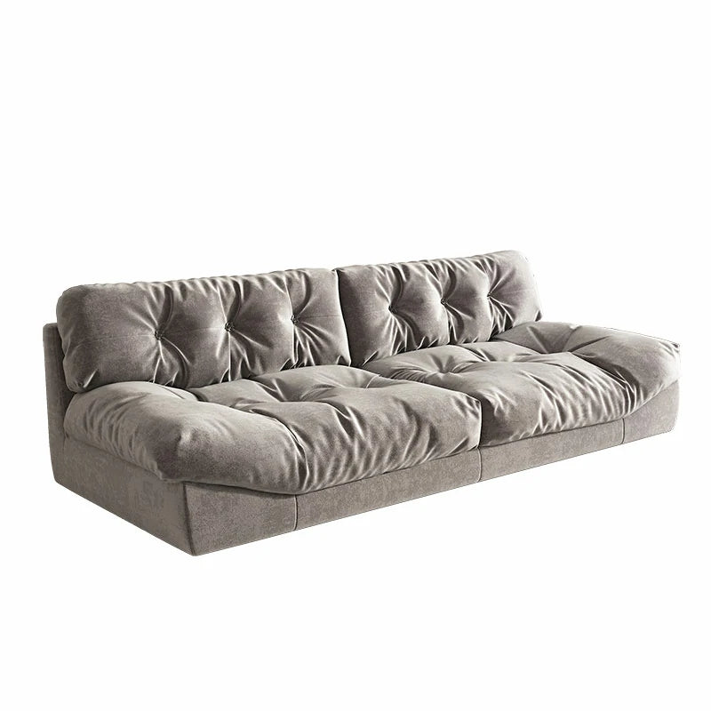 Yellow Tufted Sofa - Modern Living Room