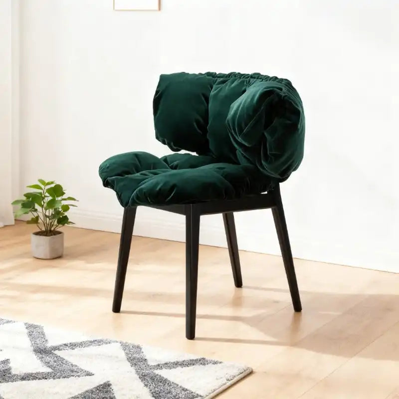 Velvet Accent Lounge Chair – Plush Seating