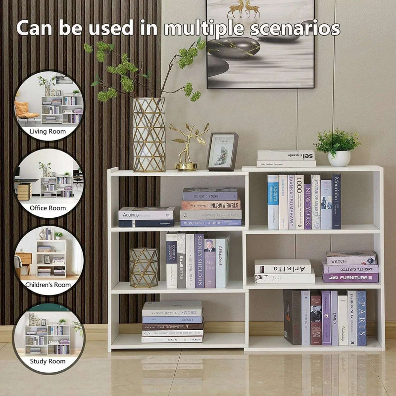 White Expandable Corner Shelf - 4-Tier Storage