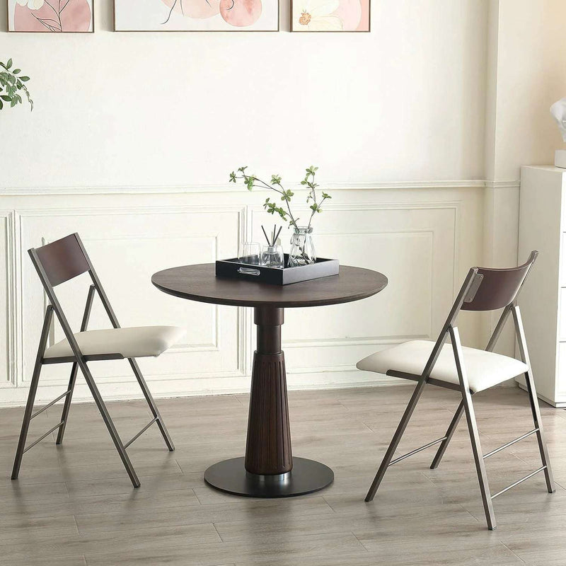Heavy-Duty Folding Chairs - Cushioned Stackable 2-Pack