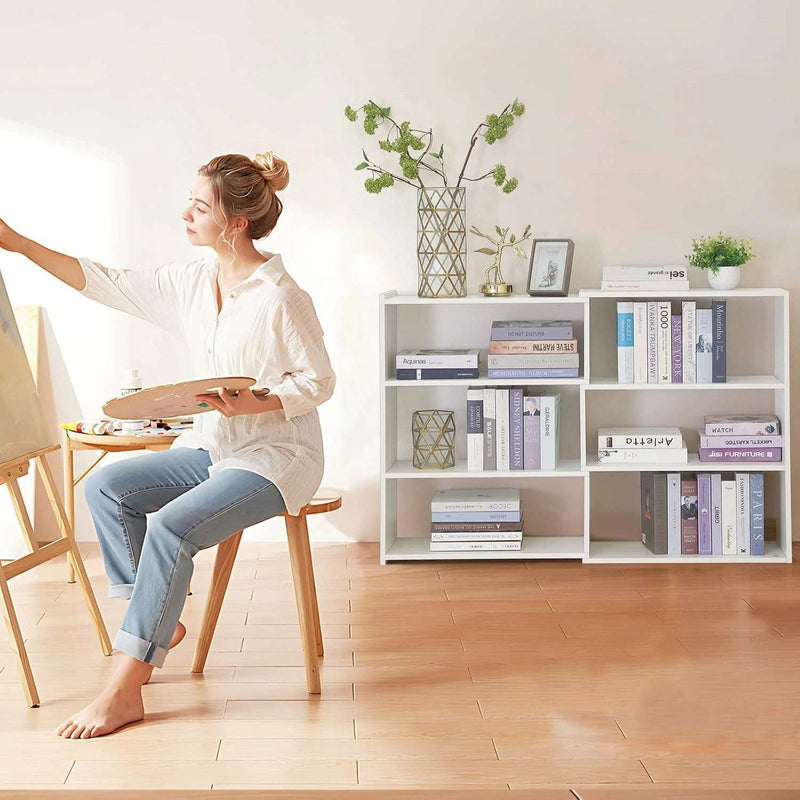 White Expandable Corner Shelf - 4-Tier Storage