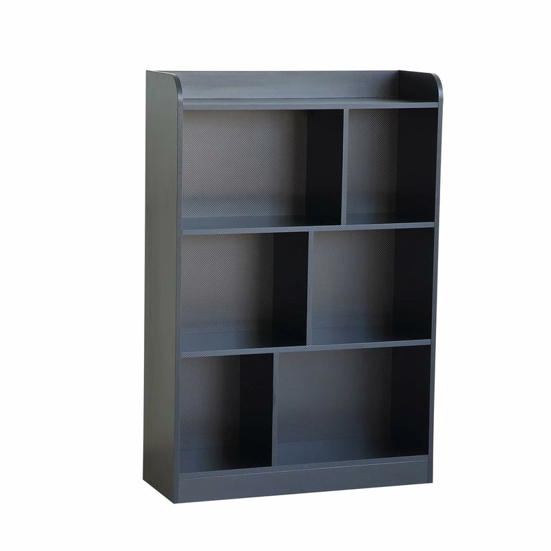 Black 6-Cube Storage Shelf | Modern Home Organizer